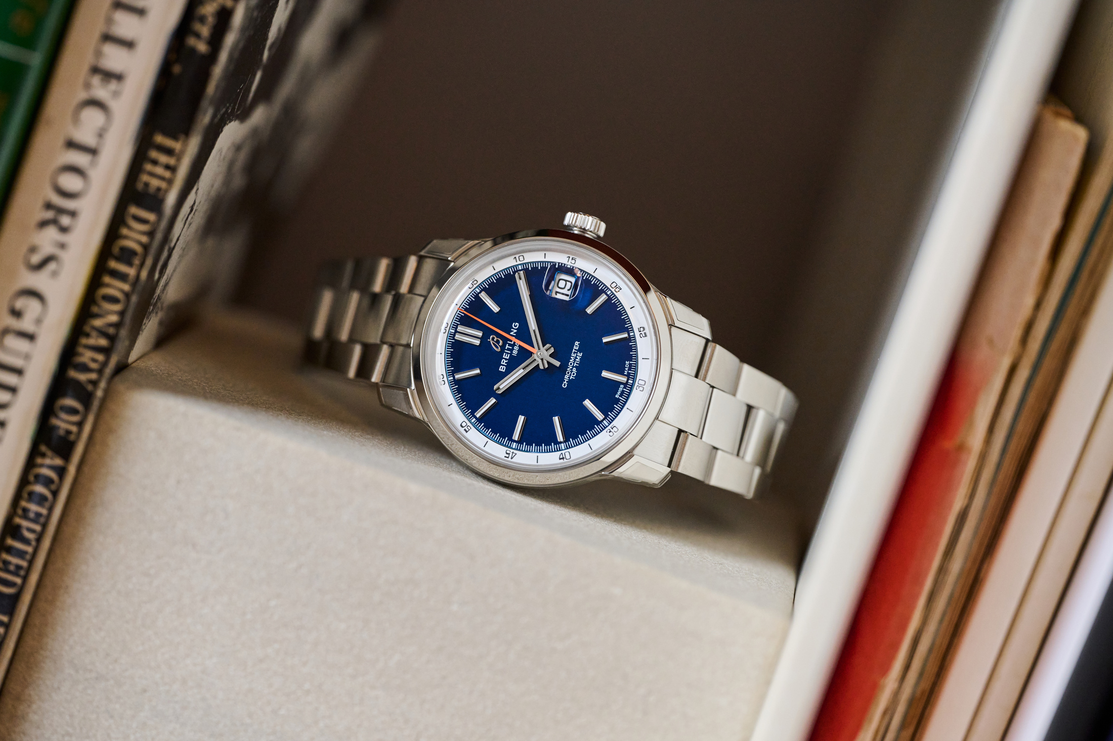 Breitling Top Time blue dial 