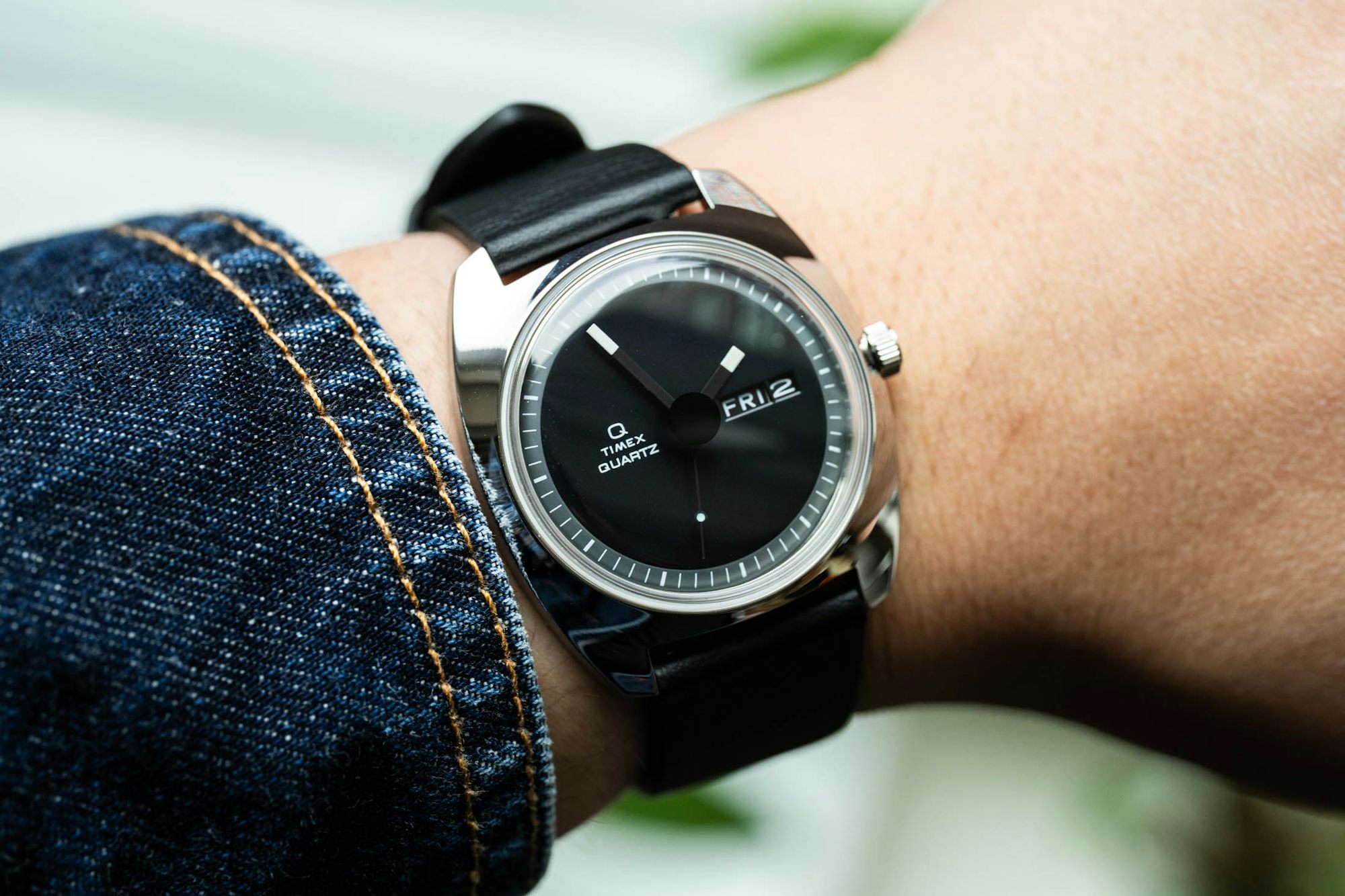 Timex Enigma 1975 Black Wristshot