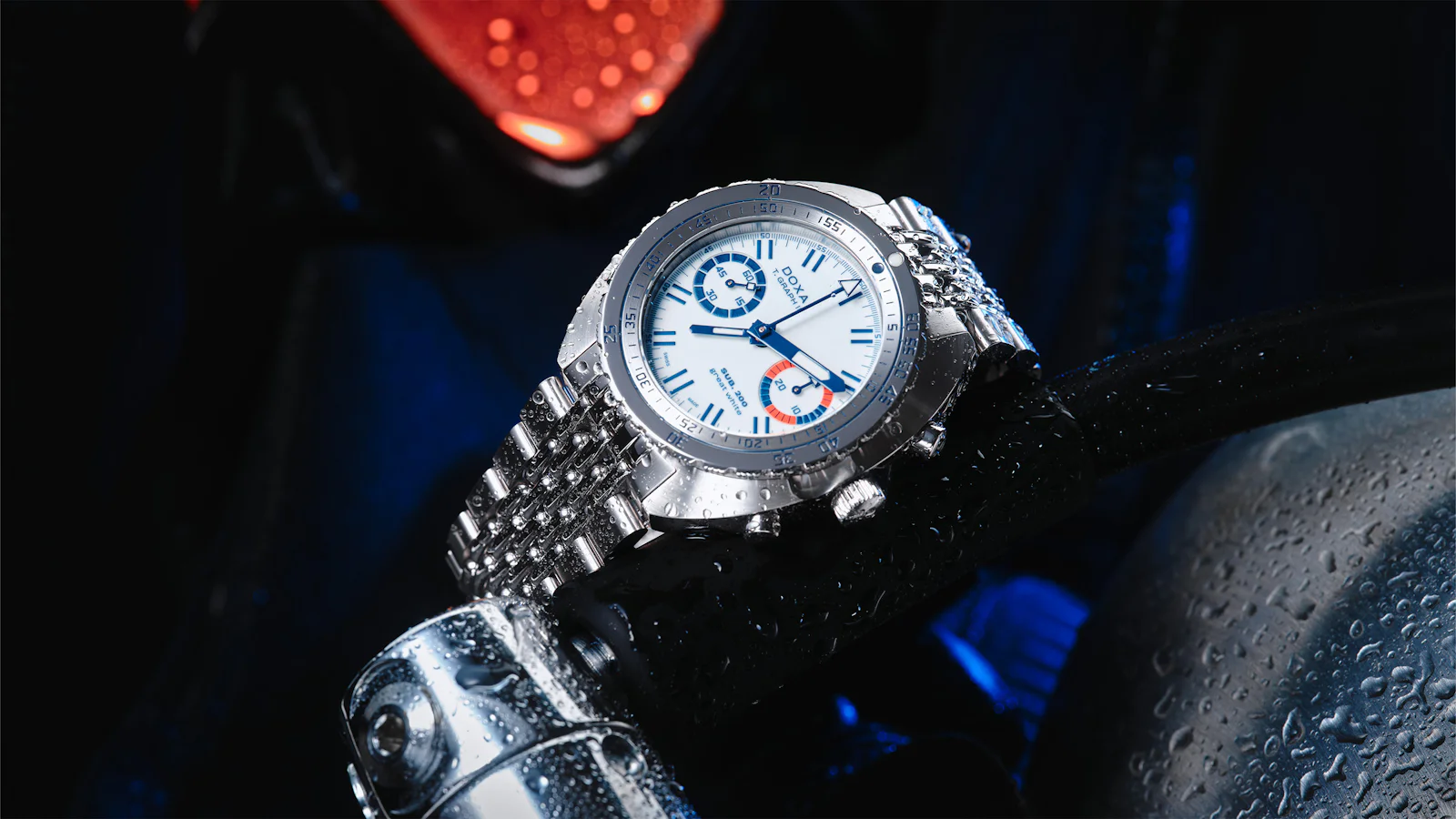 DOXA SUB 200 T.Graph II "Great White" Topper Edition