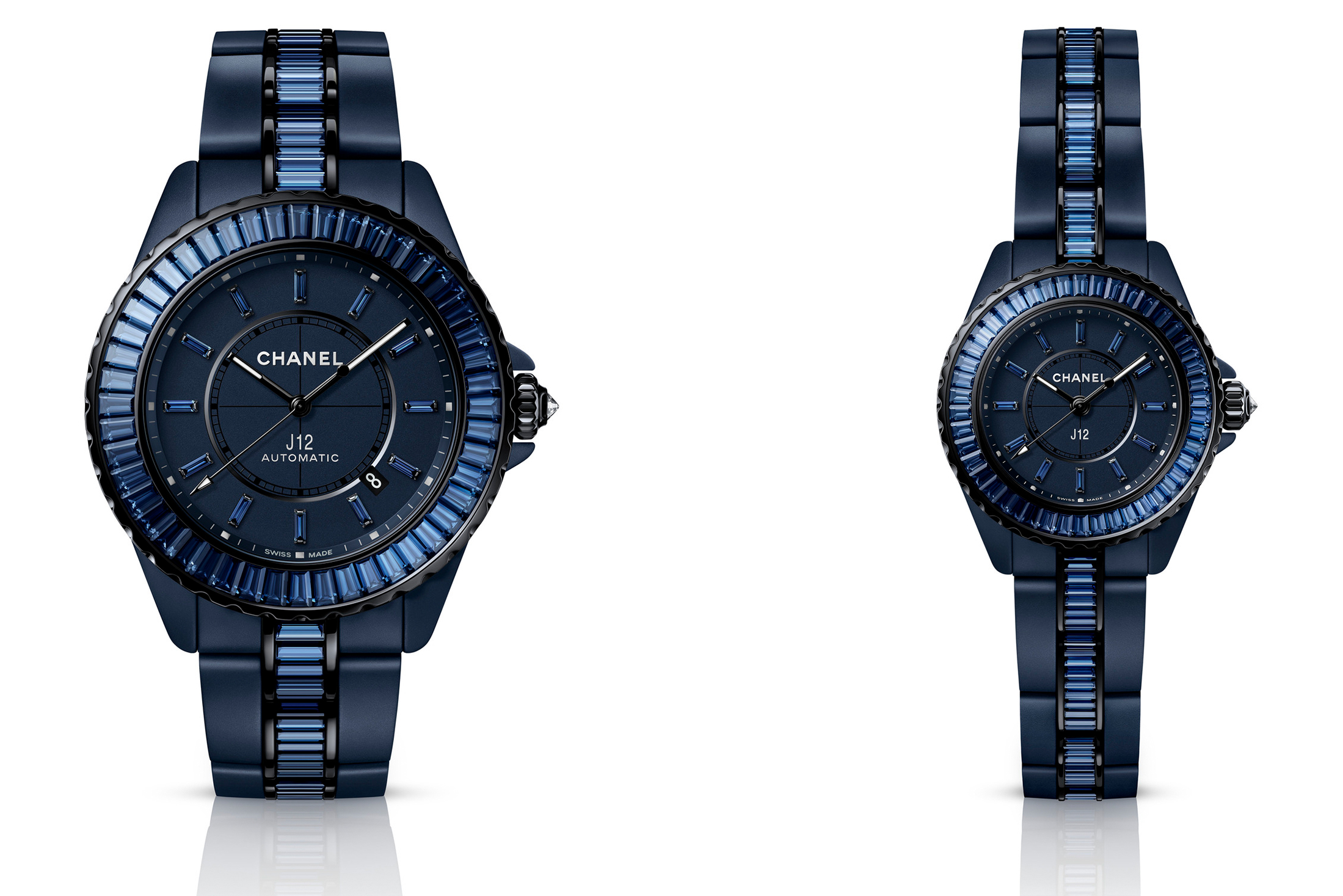 Chanel J12 Bleu Sapphire set