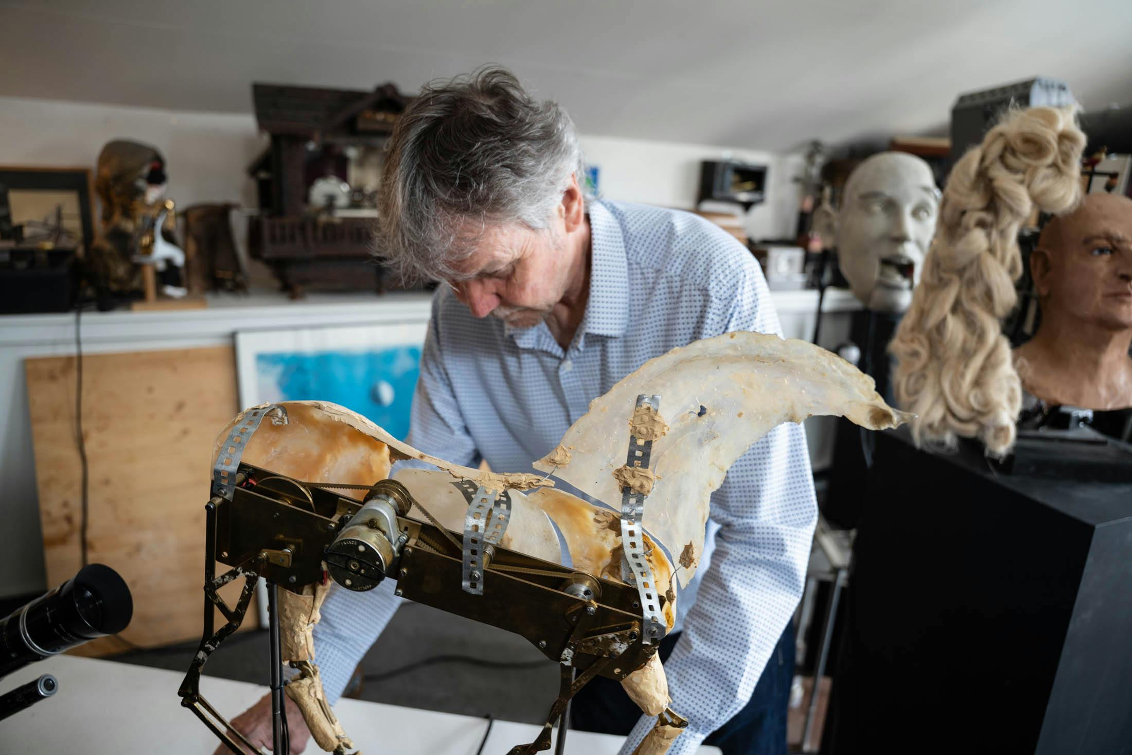 Horse automaton back workings