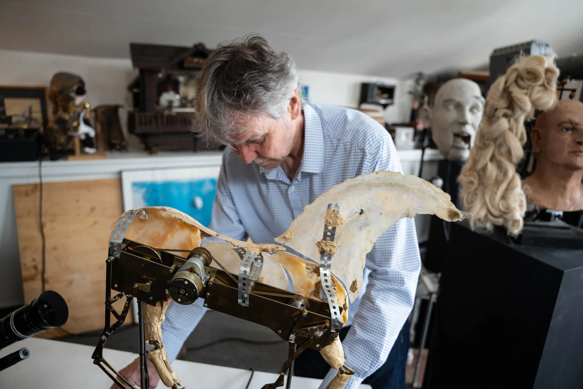 Horse automaton back workings