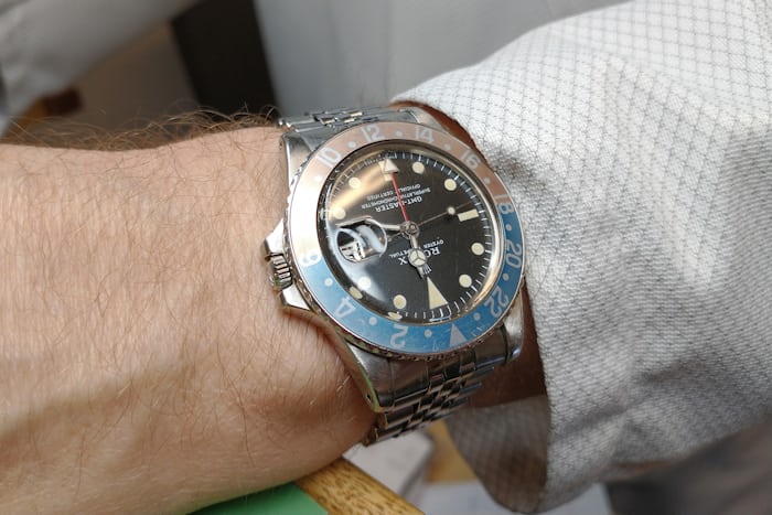 Rolex GMT-Master 1675 on wrist