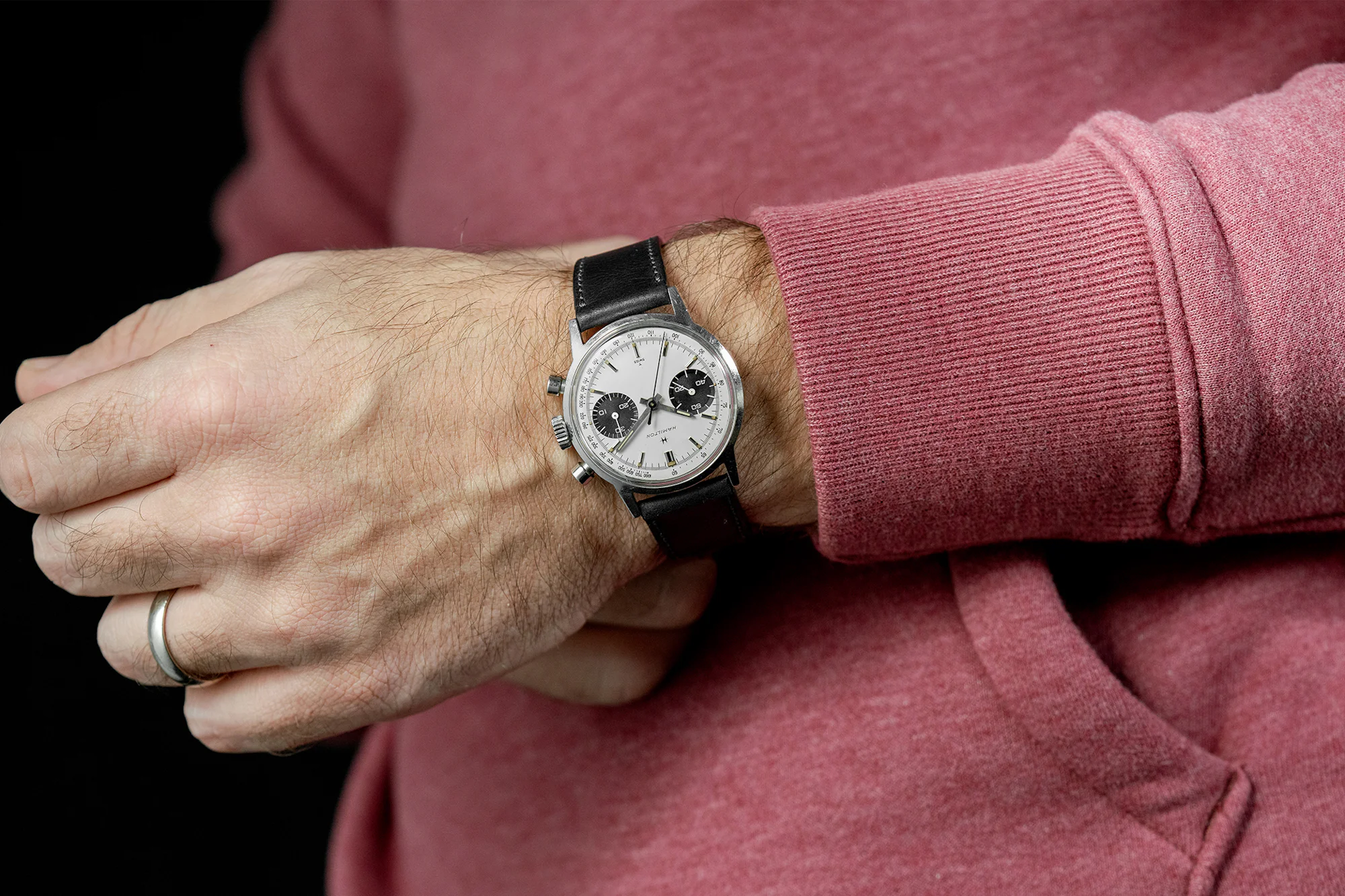 <p><a href="https://shop.hodinkee.com/products/panda-chronograph?utm_source=hodinkee&utm_medium=article&utm_campaign=article-links-vintage" target="_blank"><u>1960s Hamilton 'Panda' Chronograph Ref. 7723</u></a></p>