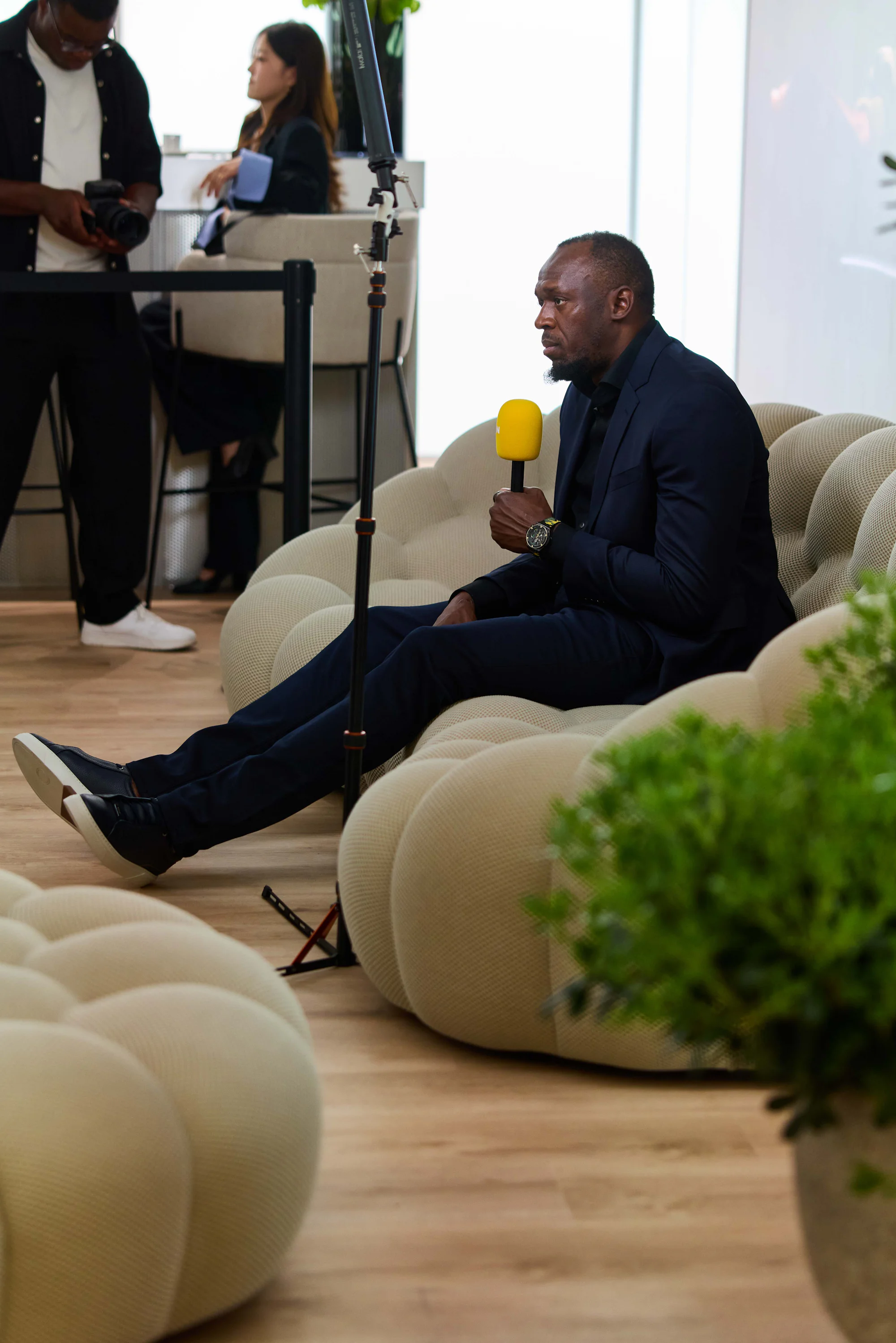Usain Bolt (@UsainBolt) discussing his latest collaboration with Hublot, the Big Bang Reloaded Usain Bolt Ceramic Carbon.