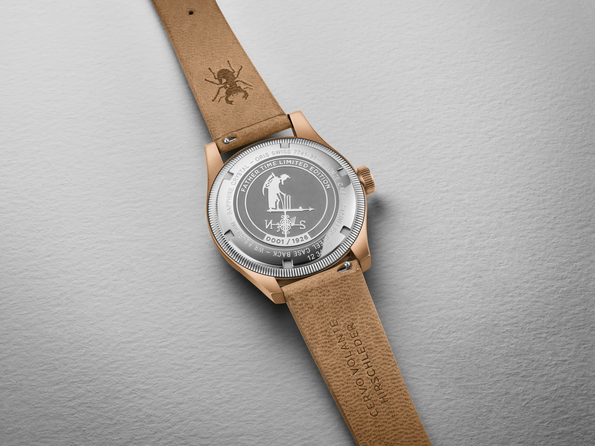 oris father time big crown pointer date