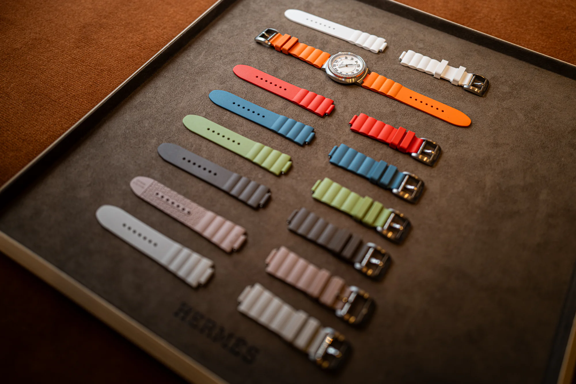 Hermes The Cut with interchangeable straps