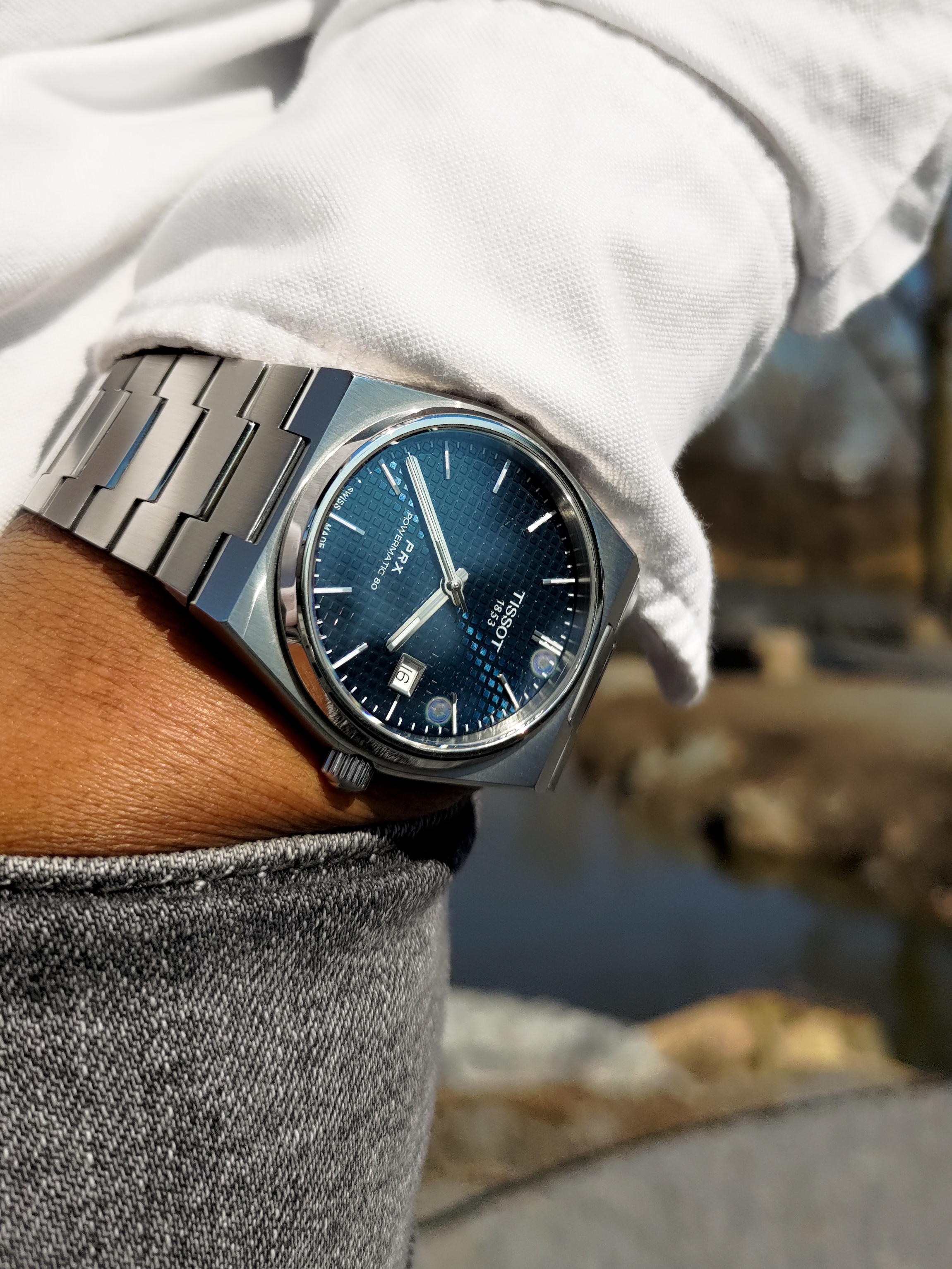 【本日限定】TISSOT PRX powermatic 80 ネイビー Tissot Prx Powermatic 80 