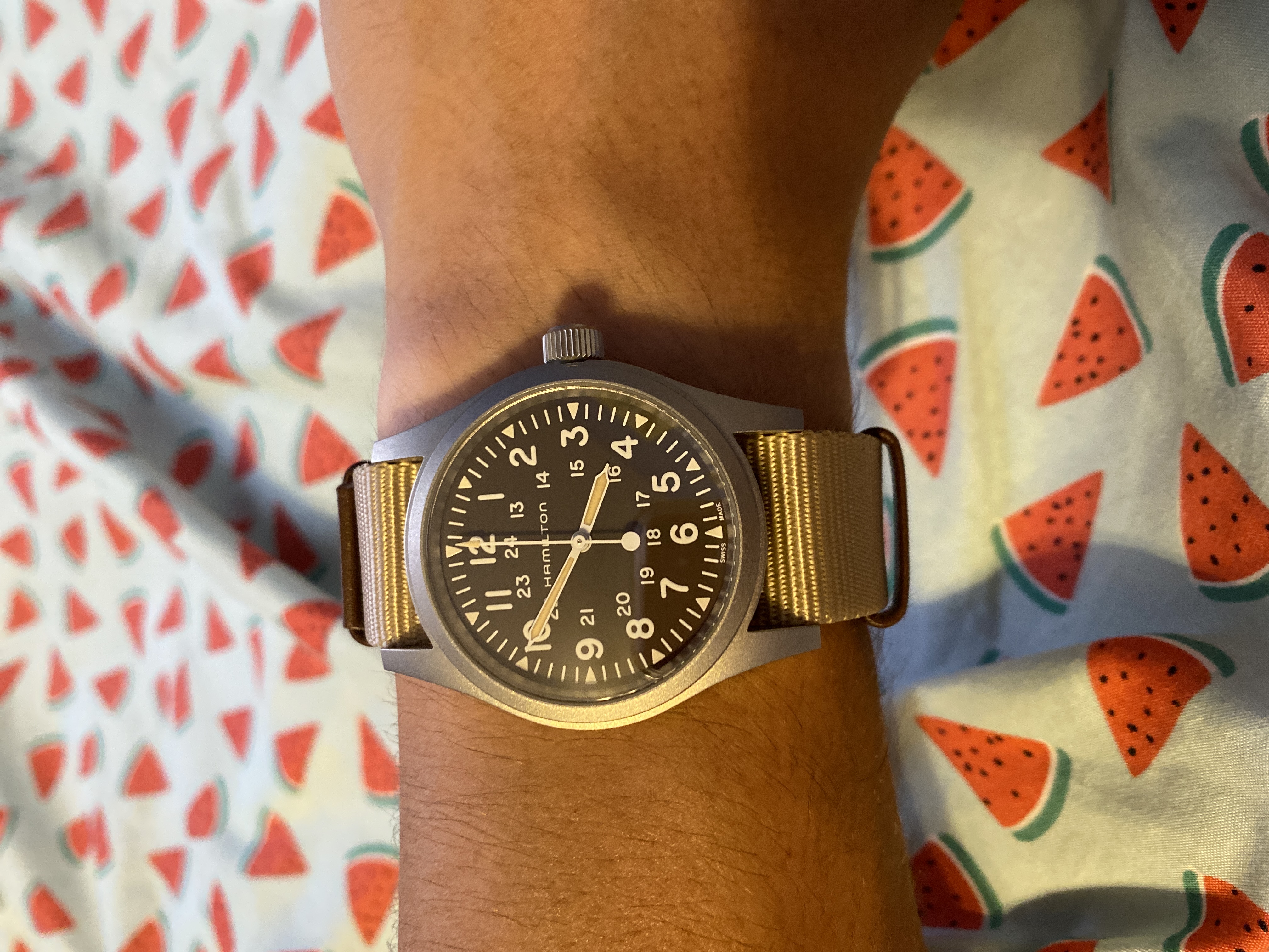 Hamilton Khaki Field Mechanical Brown Dial Hodinkee Community