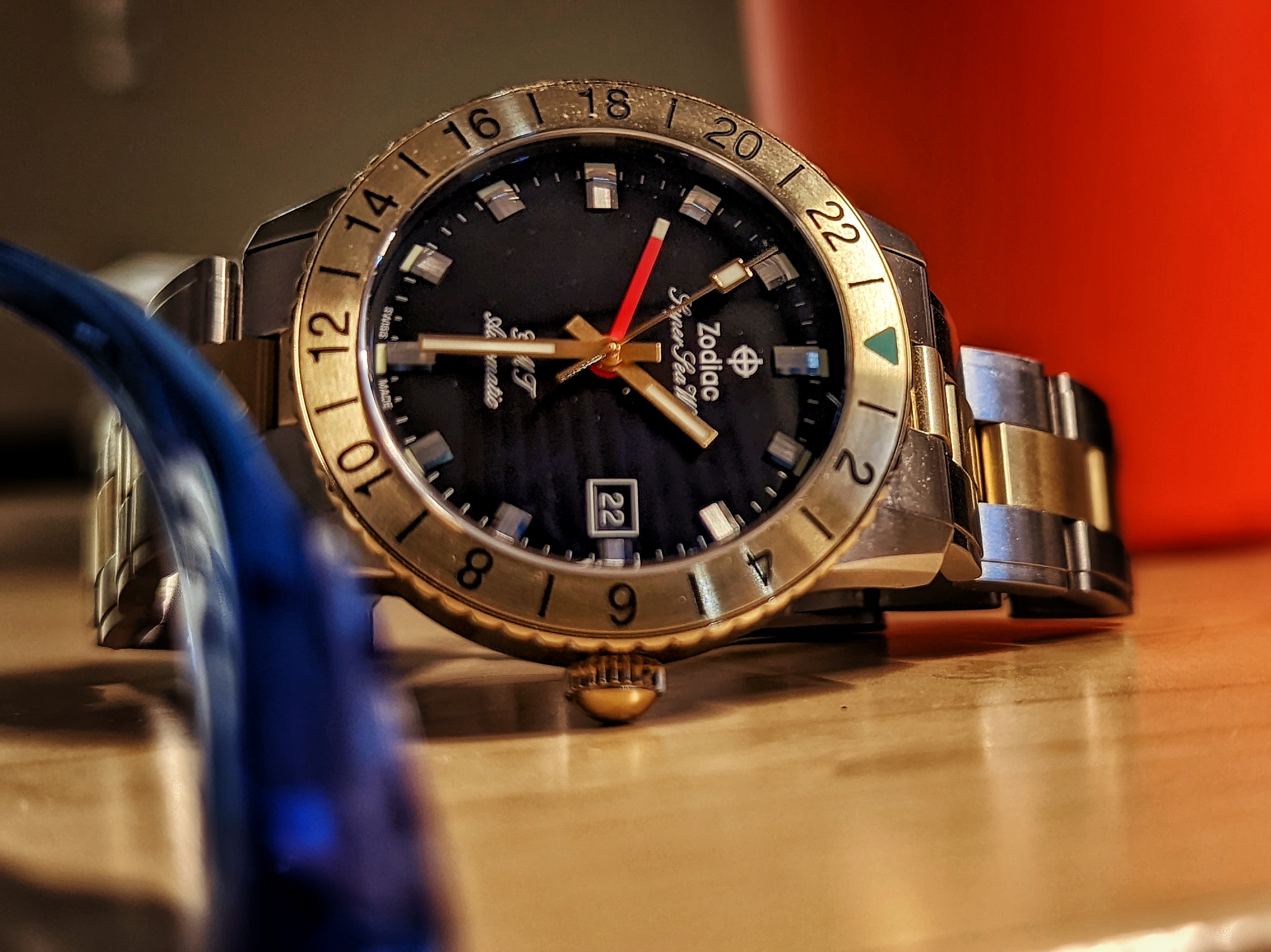 zzZodiac Super Sea Wolf GMT ZO9406 — Hodinkee Community