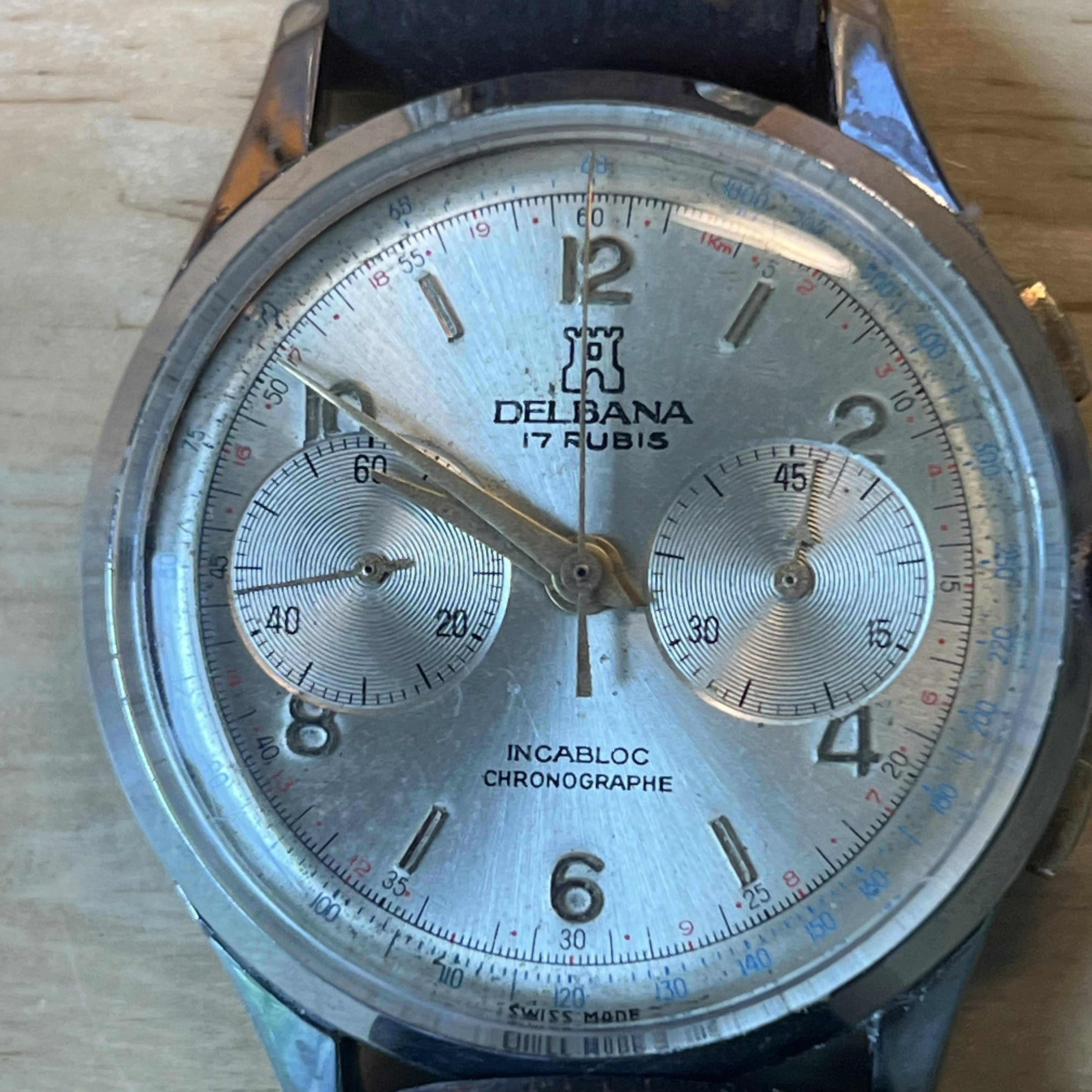 Delbana chronograph sales