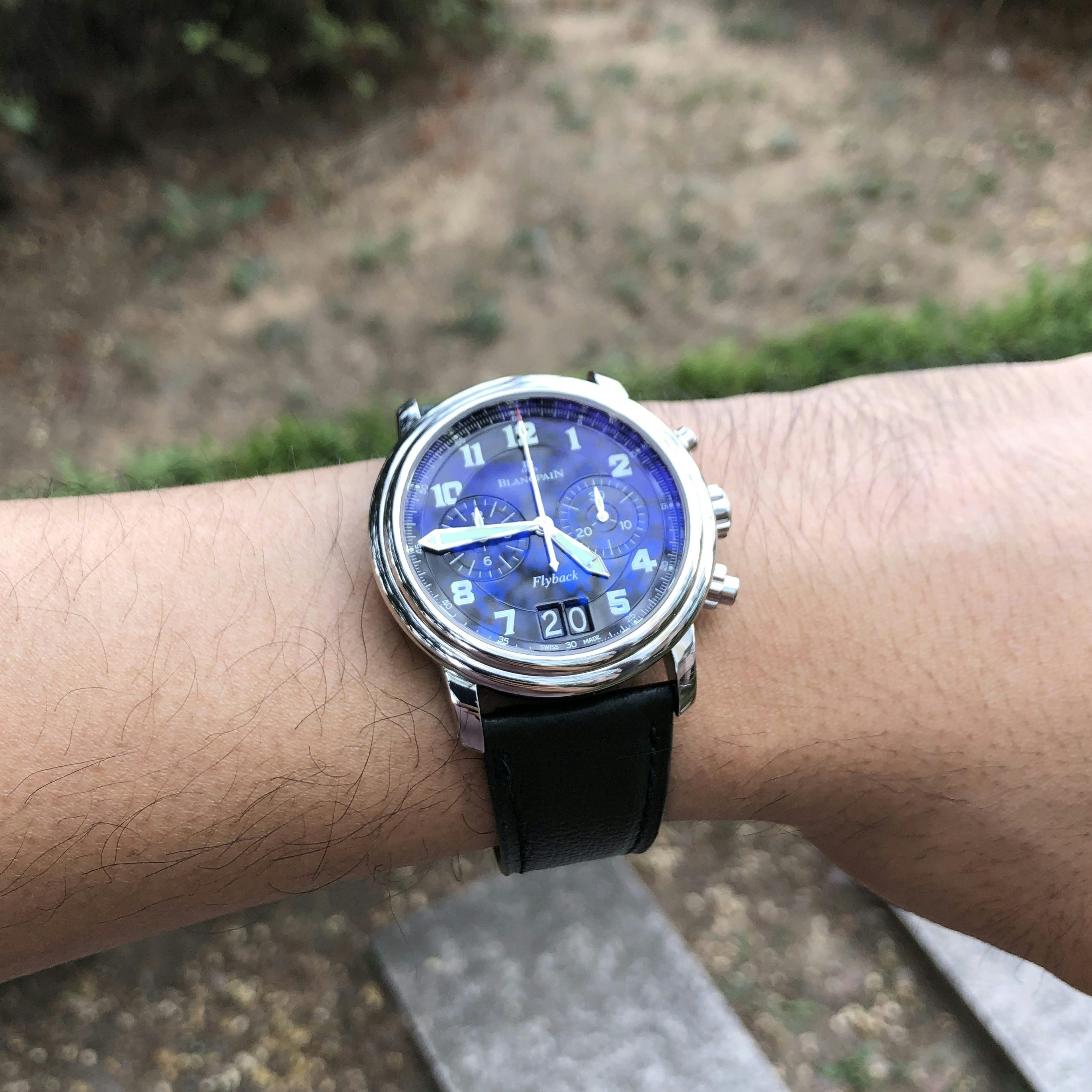 Blancpain leman flyback grande date hot sale