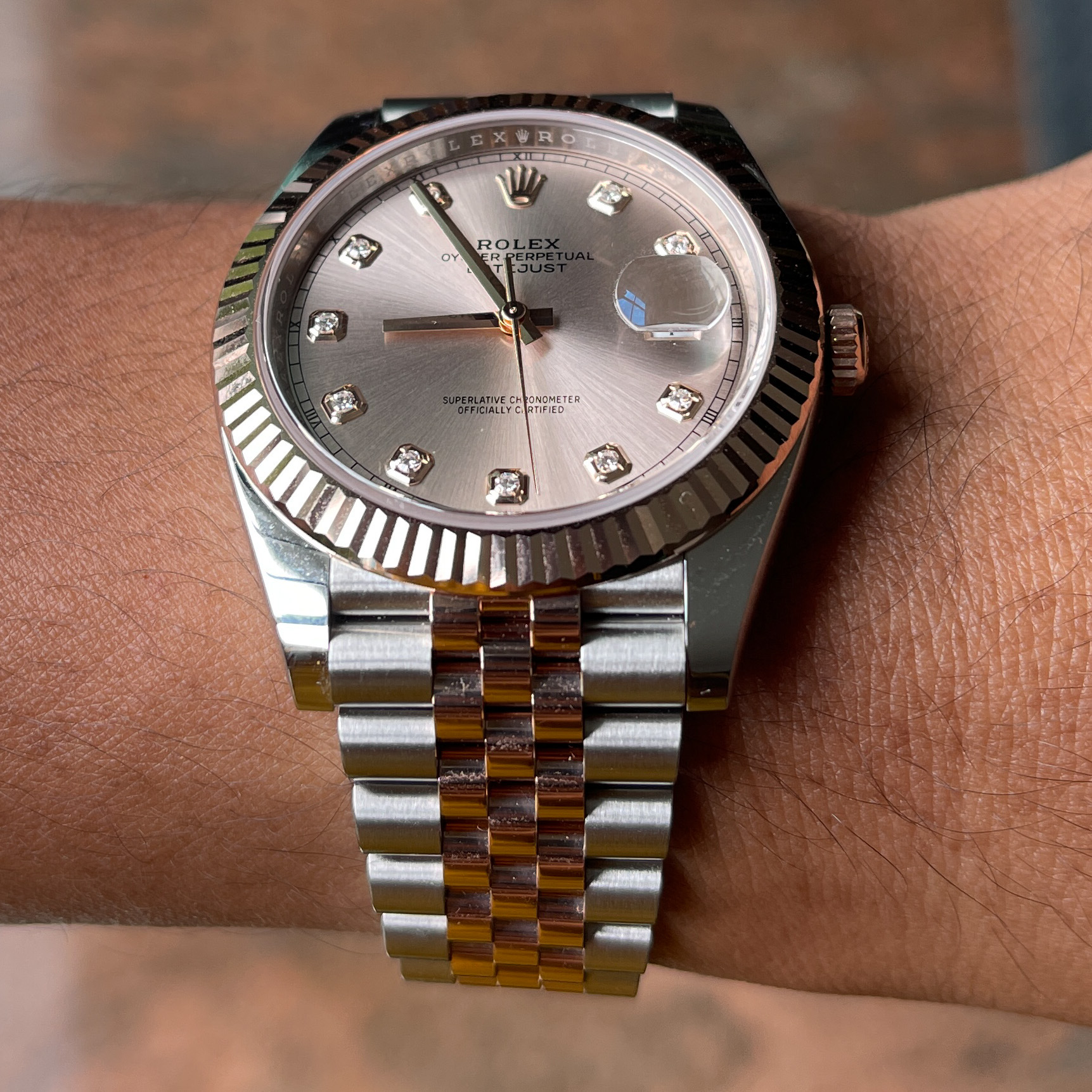 バッジョ Rolex Datejust 41 in Oystersteel and Everose gold — Hodinkee Community