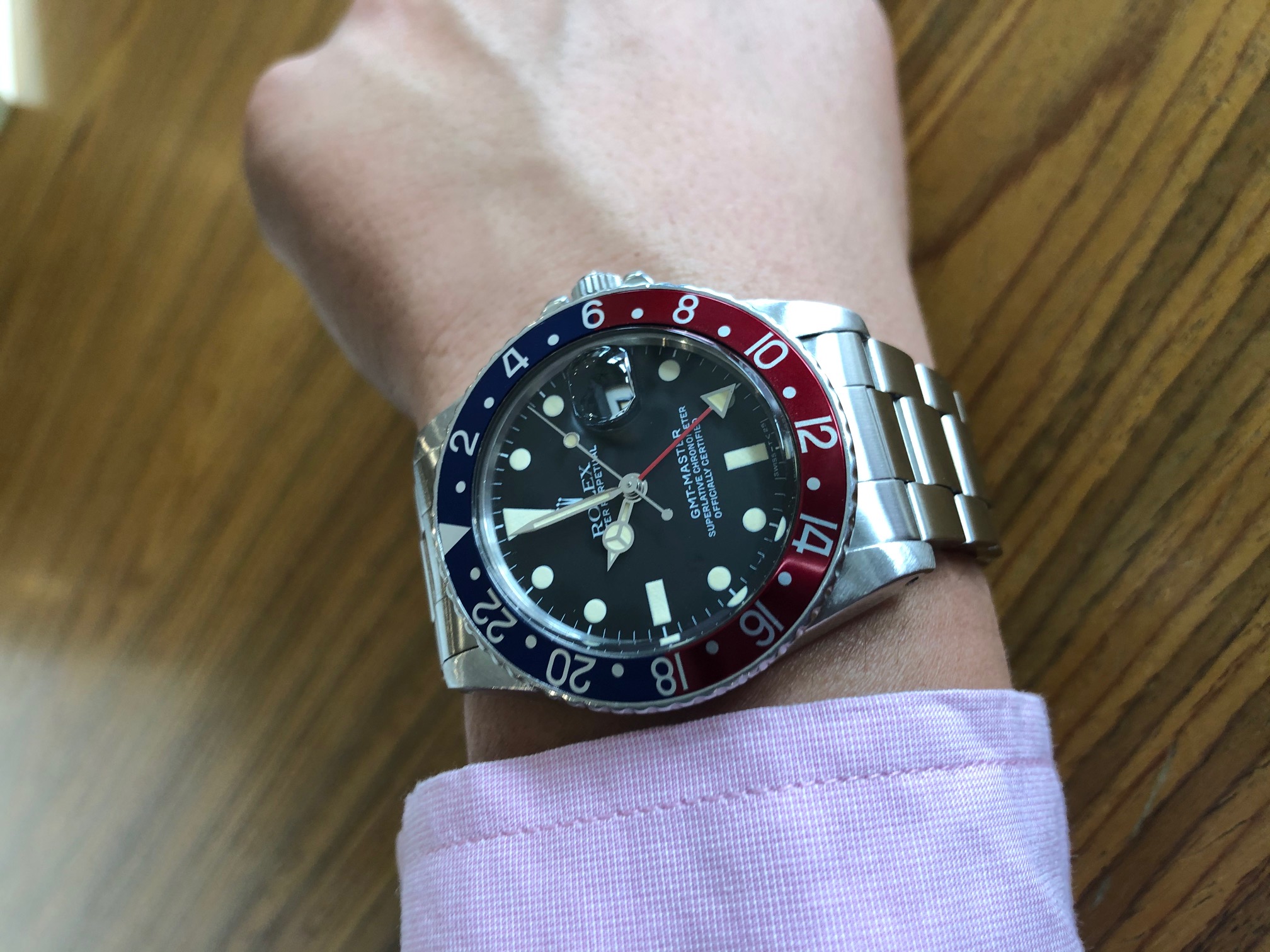 Rolex gmt hotsell master 1984