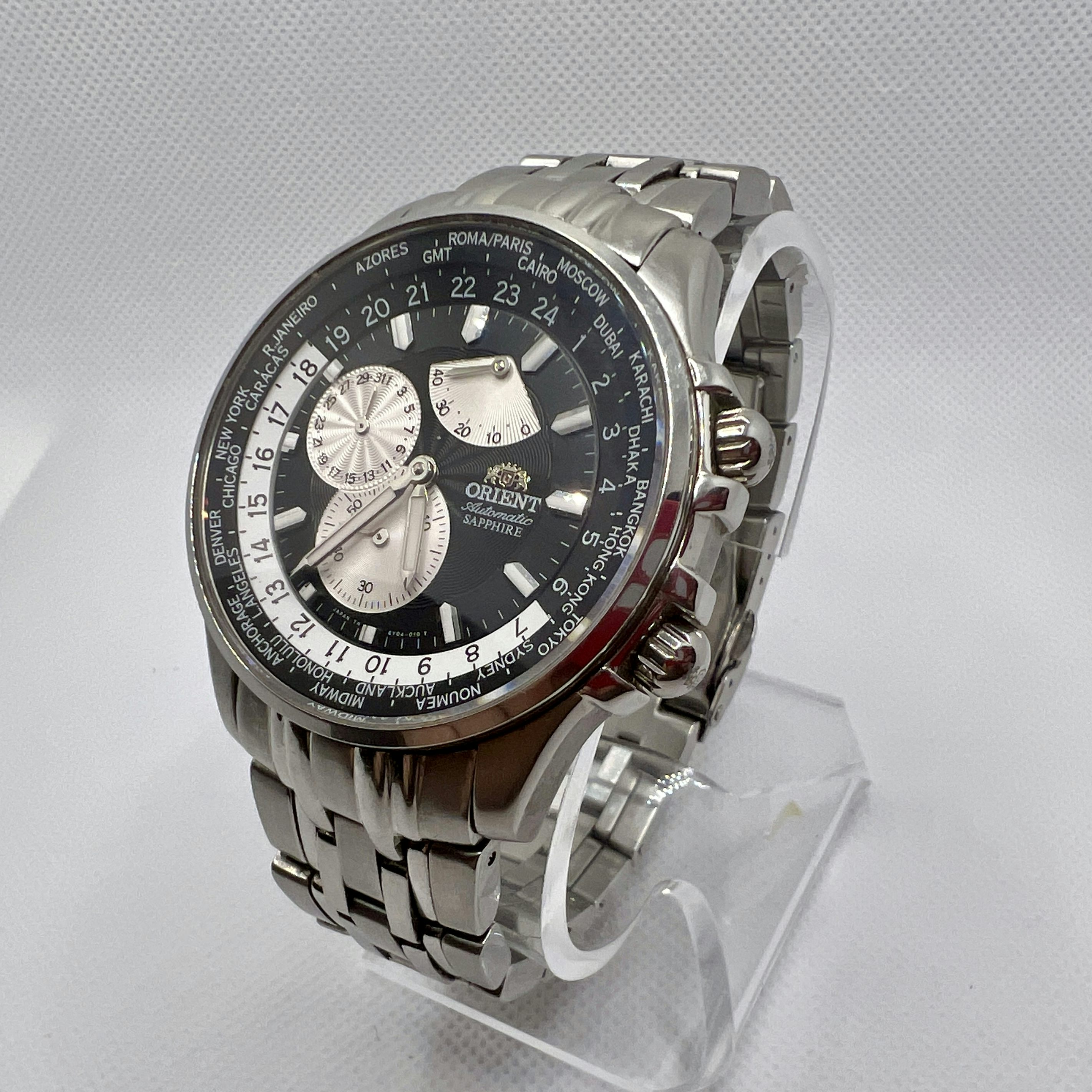 Orient world time watch hotsell