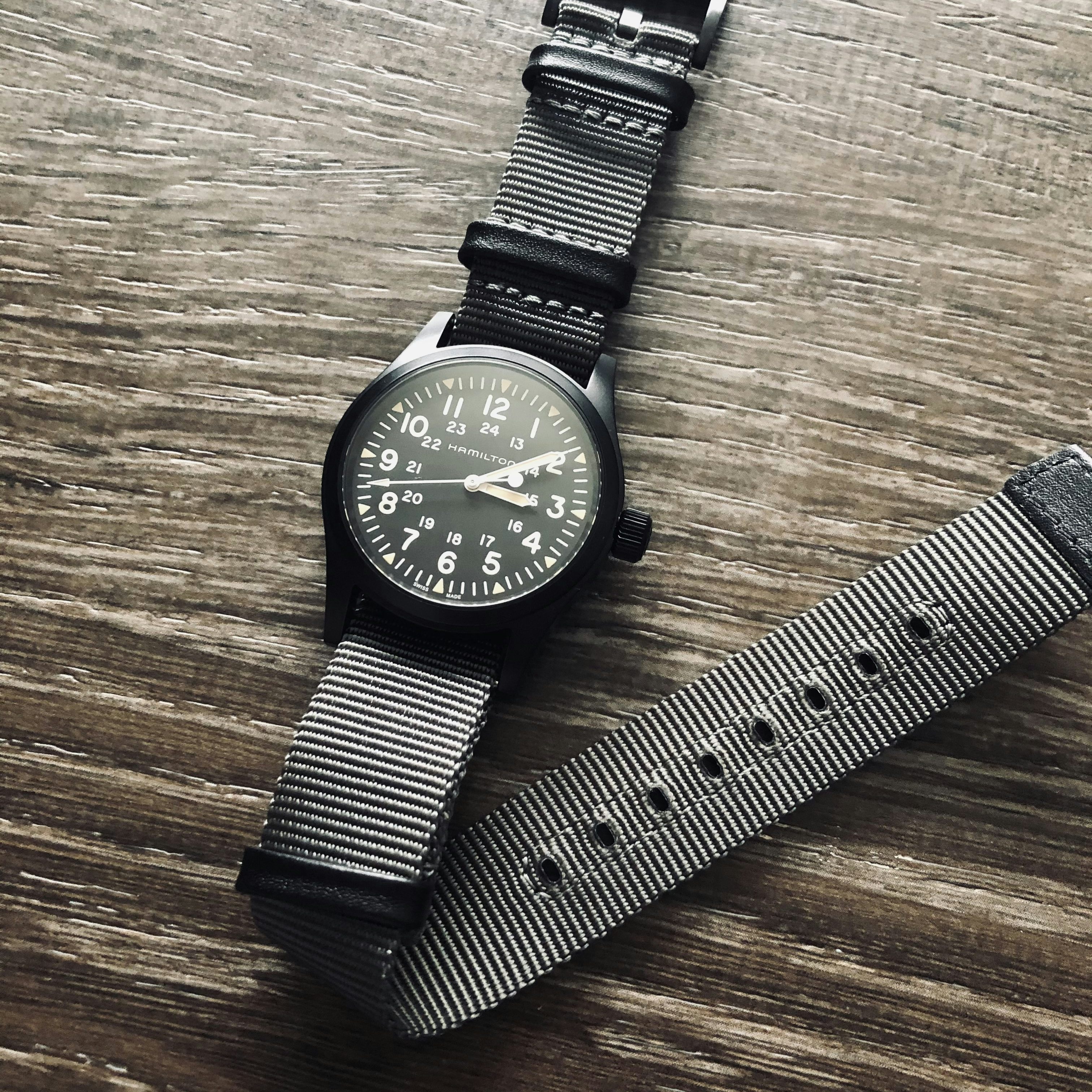 Hamilton khaki sales black pvd
