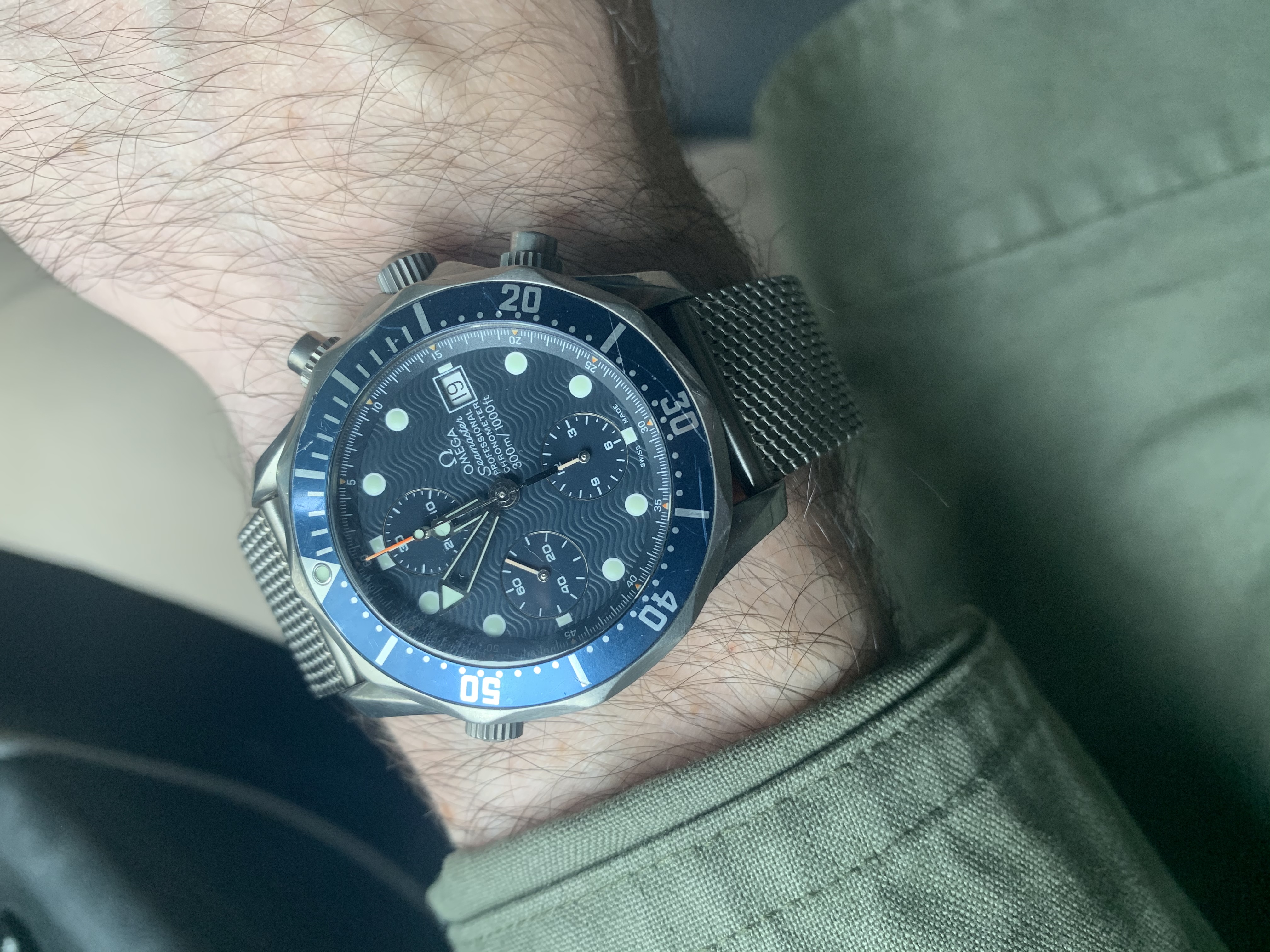 OMEGA 腕時計 1999 Omega SMP Chrono Ti 2298.80 — Hodinkee Community