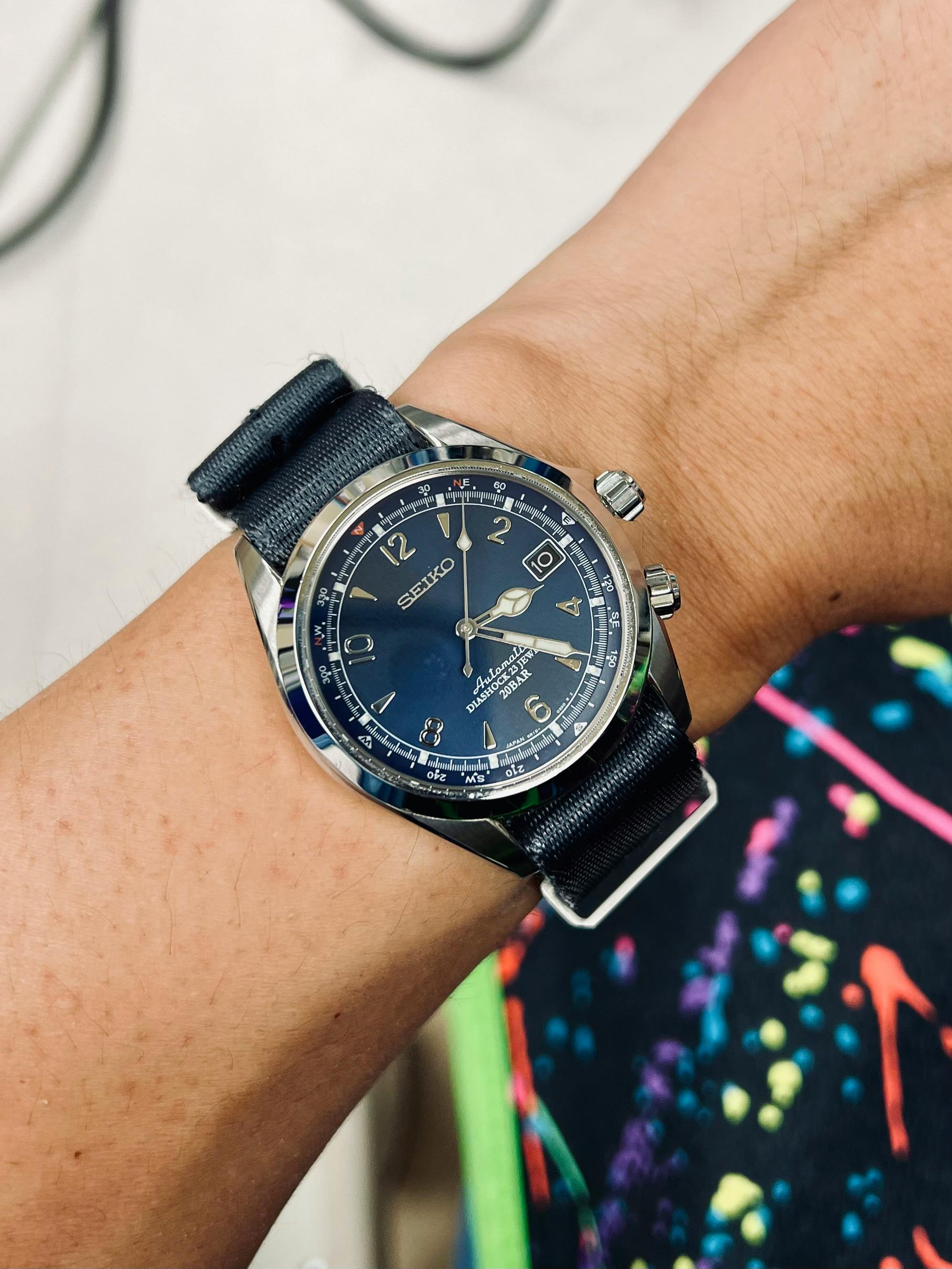 Blue Dial Seiko Spb089 Blue Alpinist A Photo Review And Personal