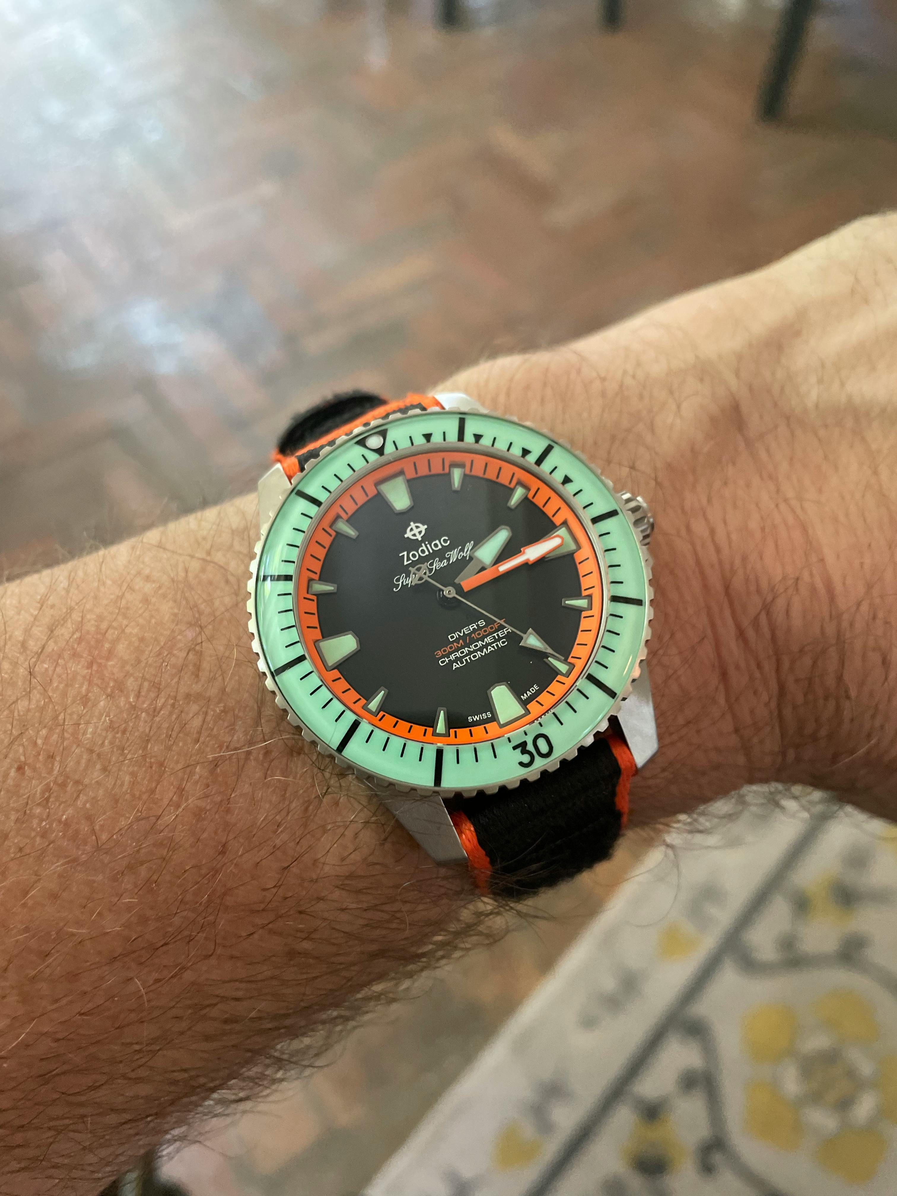 Zodiac Super Sea Wolf Pro-Diver Titanium Limited — Hodinkee Community