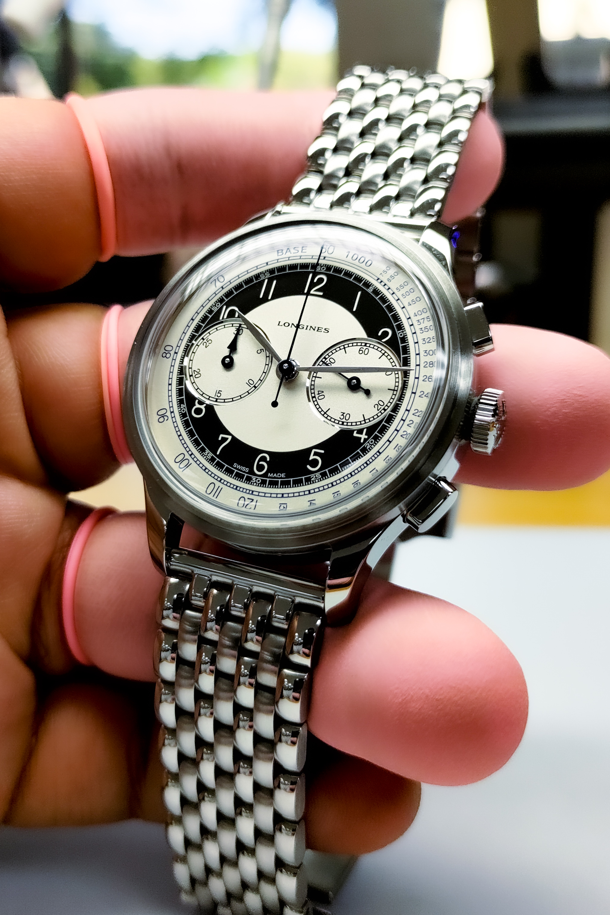 Longines best sale tuxedo chronograph