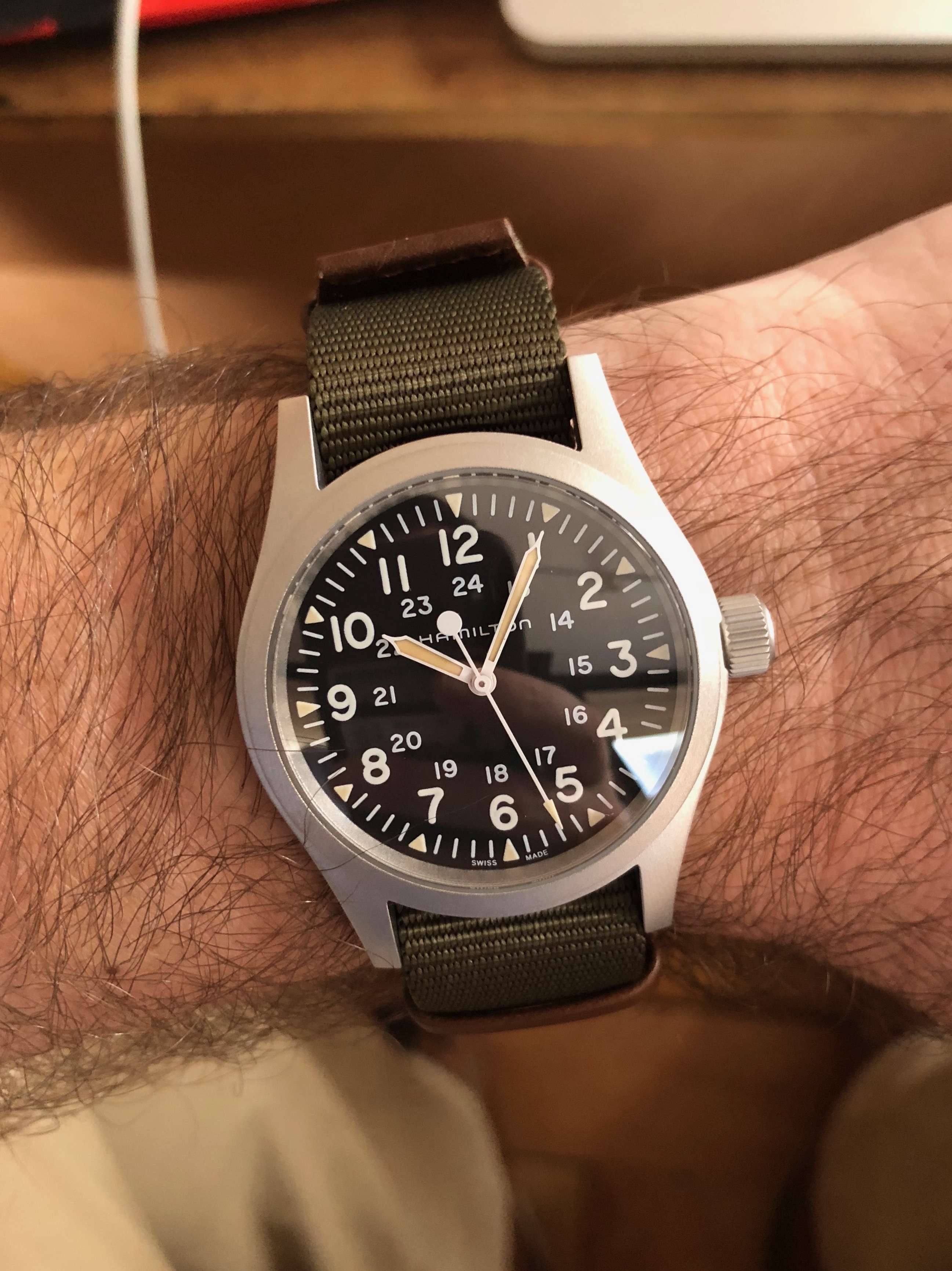 Hamilton khaki hot sale field h69429931