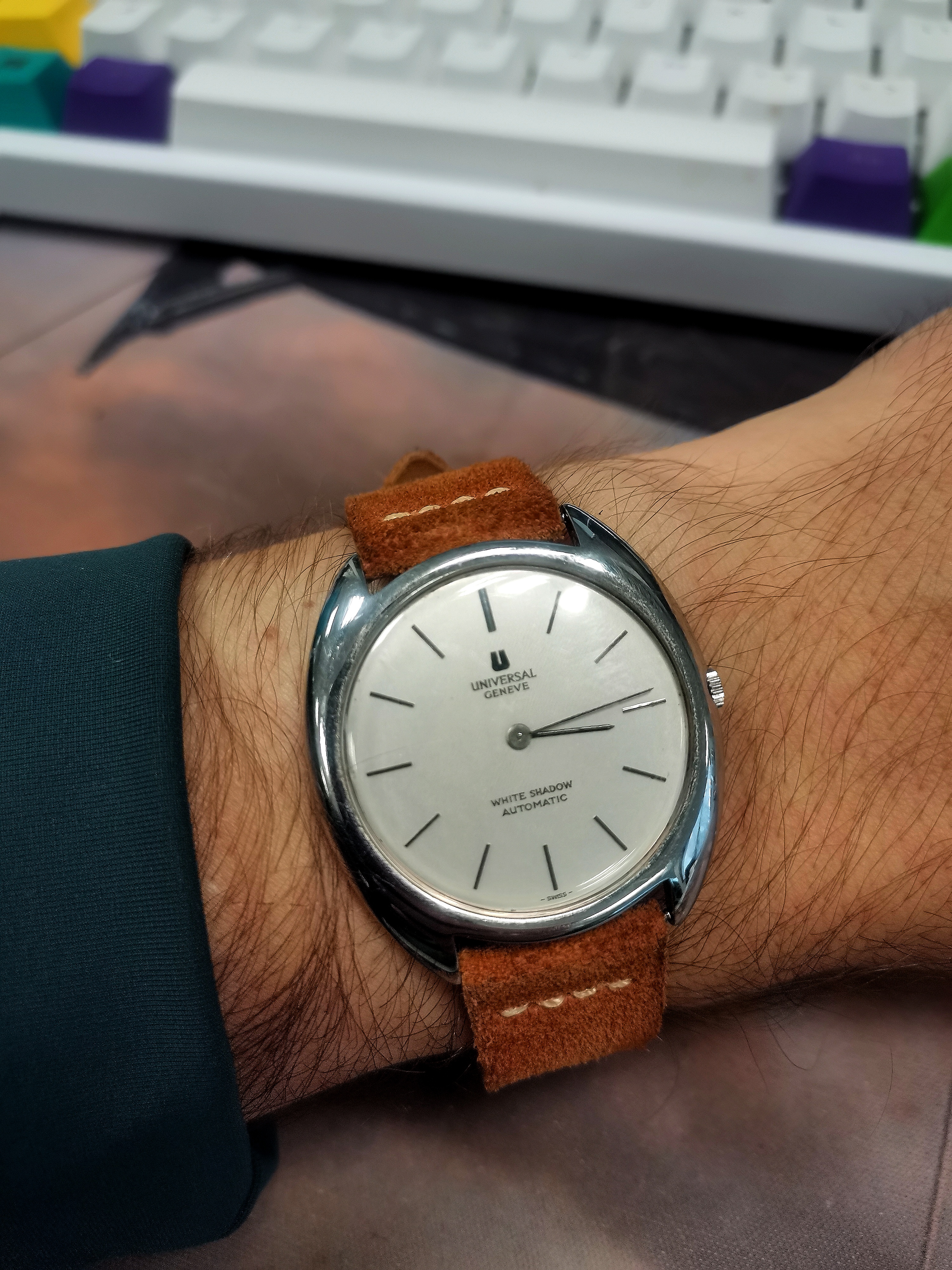 1960's Universal Genève white Shadow — Hodinkee Community