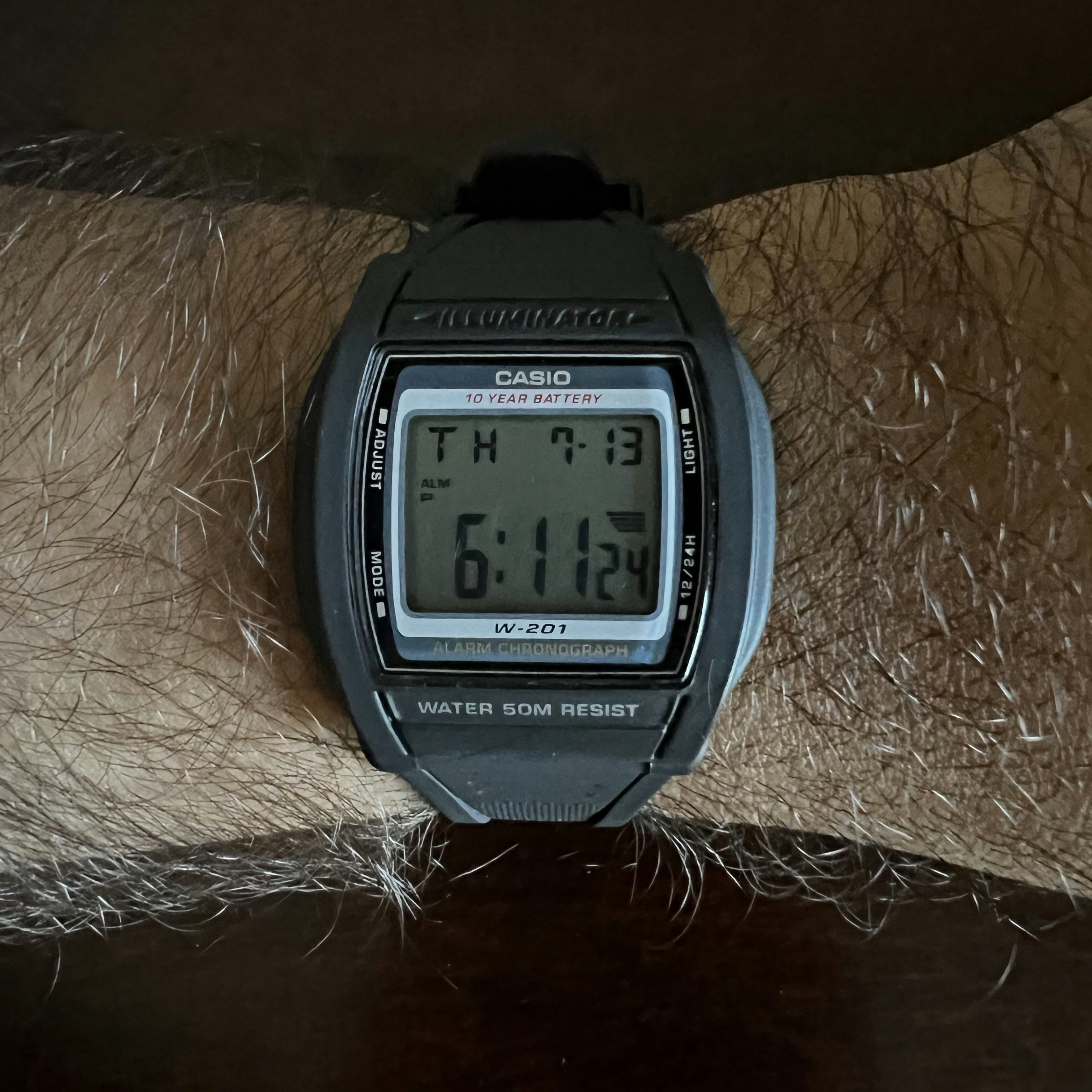 Casio w201 replacement sales band
