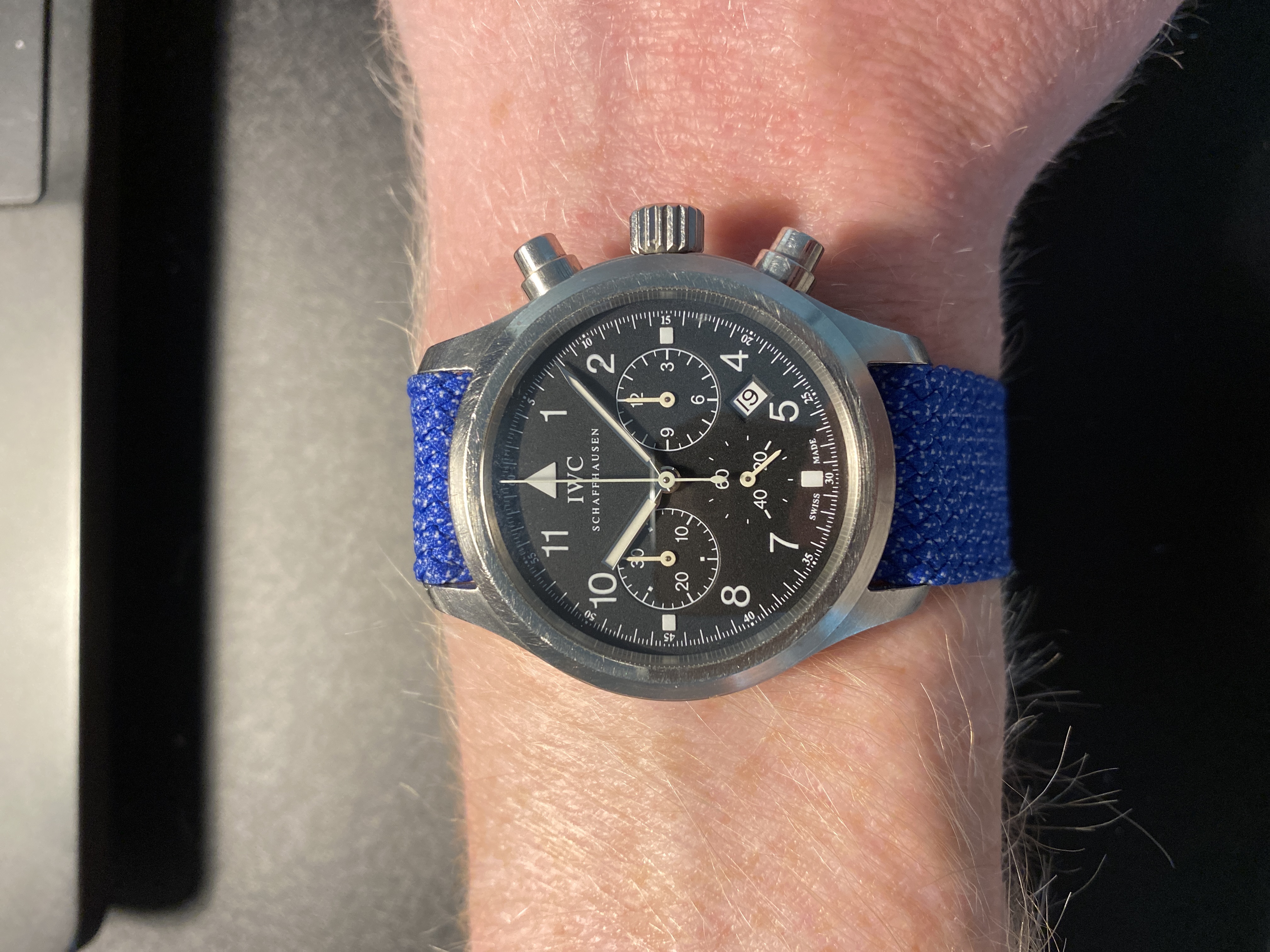 Iwc flieger 2024 chronograph 3741